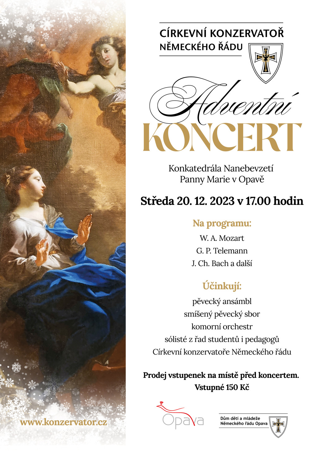 Adventní koncert Opava 2023_plakát
