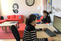 DM - společenská místnost – studenti ubytovaní v DM ve volném čase