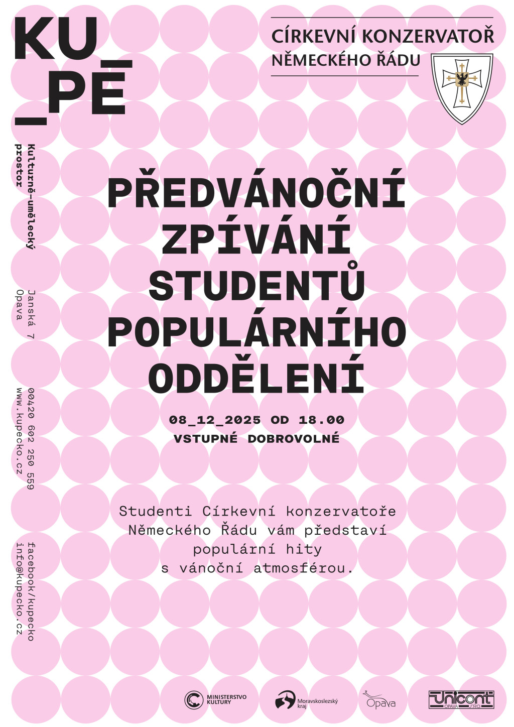 koncert v KUPÉ 12-2025