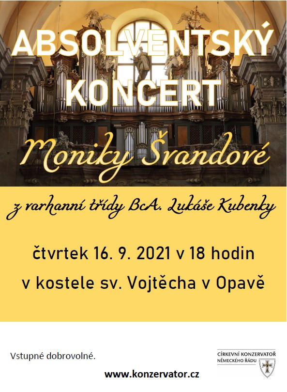 Absolventský koncert Monika Švandová