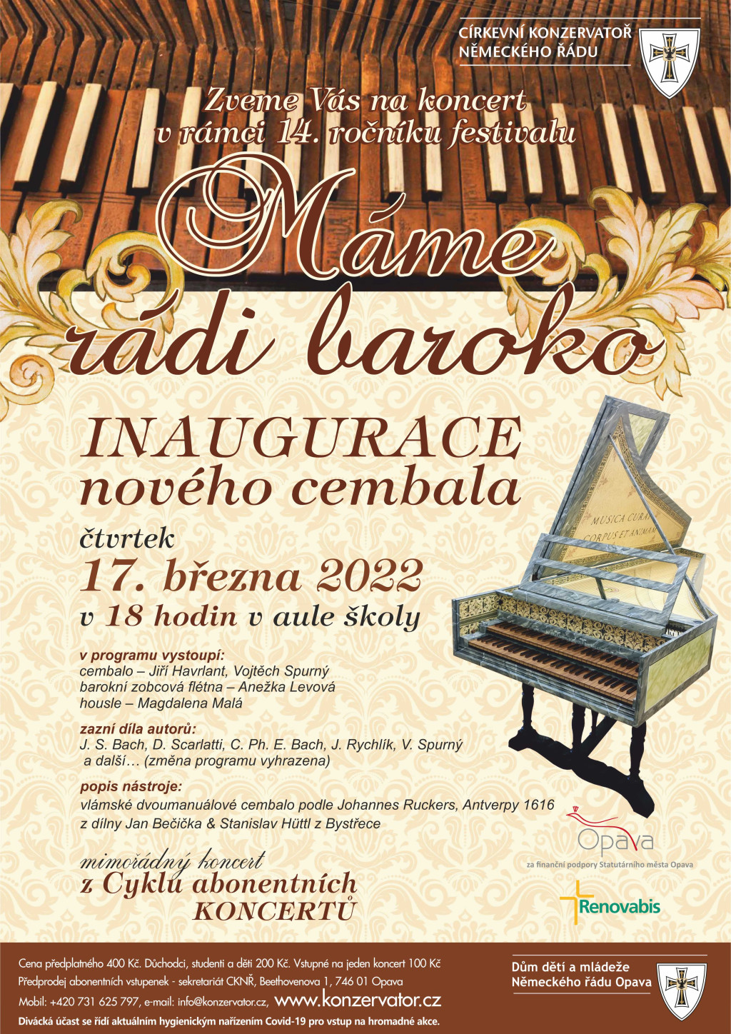 INAUGURACE - nové cembalo