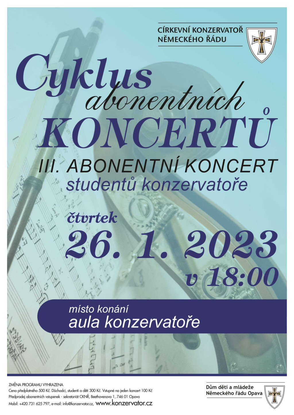 plakát III. Abonentní koncert