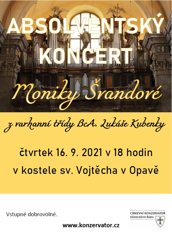 Absolventský koncert Monika Švandová